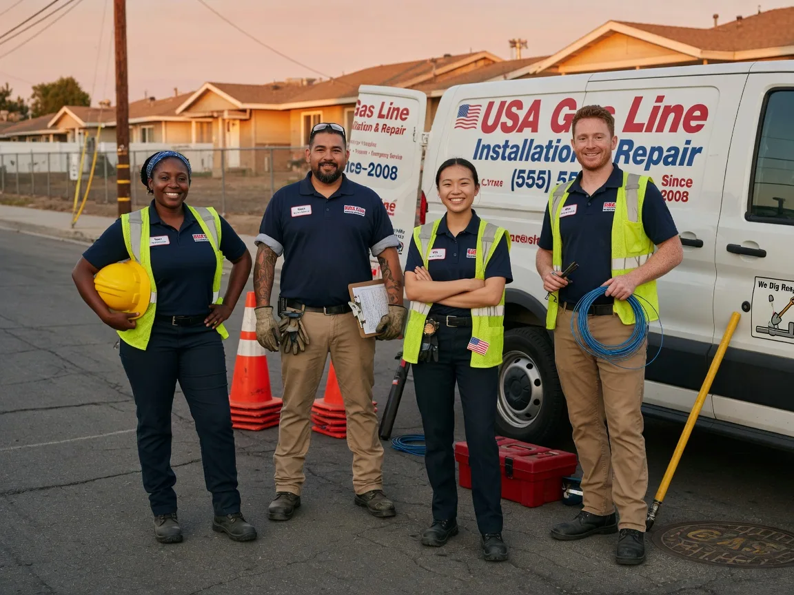 Gas Line Installation company in Malone, TX